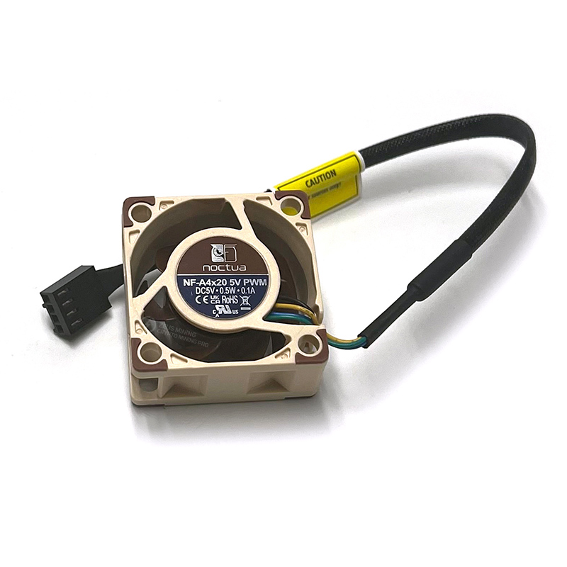 مروحة Noctua NF-A4x20 PWM 5V 0.1A 40 مم لجهاز تعدين Bitaxe Gamma 601