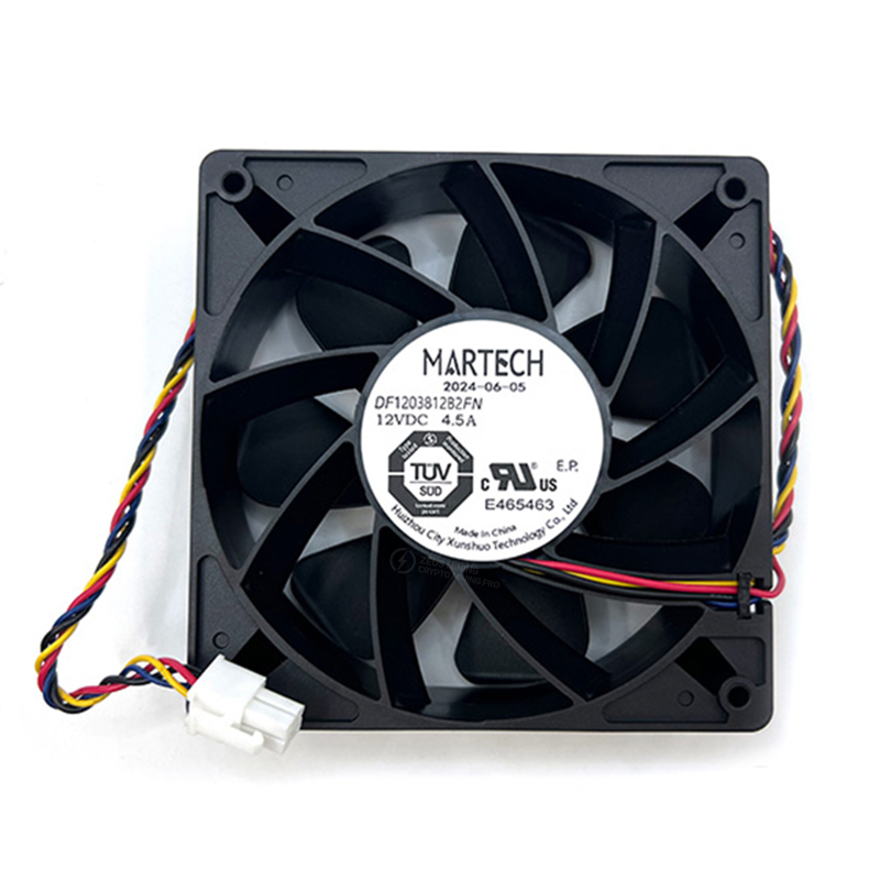 مروحة MARTECH الأصلية 12 فولت 4.5A 7000 دورة في الدقيقة لجهاز Antminer S19kpro S21 S19jxp KS5pro