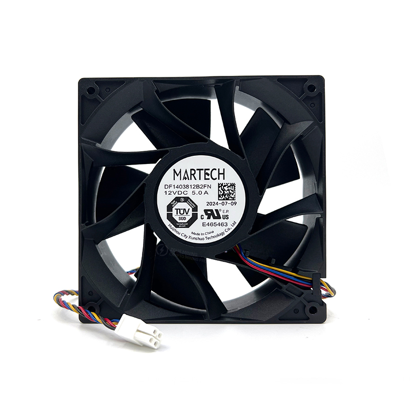 مروحة تبريد Martech 12V 5A 7000RPM لجهاز Antminer S21XP S21pro S21+