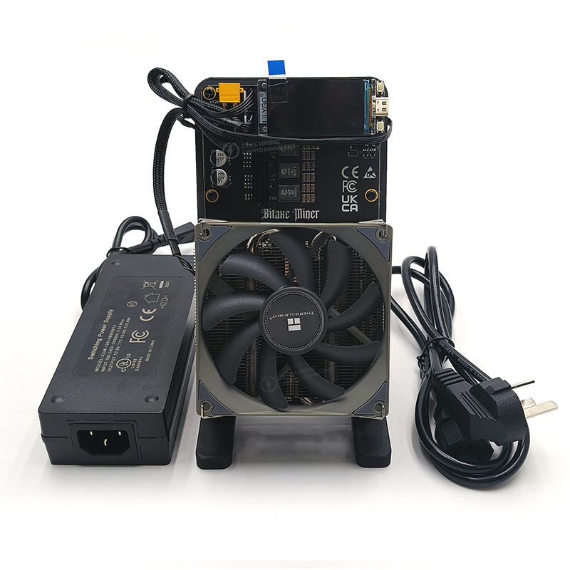 جهاز تعدين Bitaxe NerdQaxe 6TH/s بمروحتين، جهاز تعدين فردي