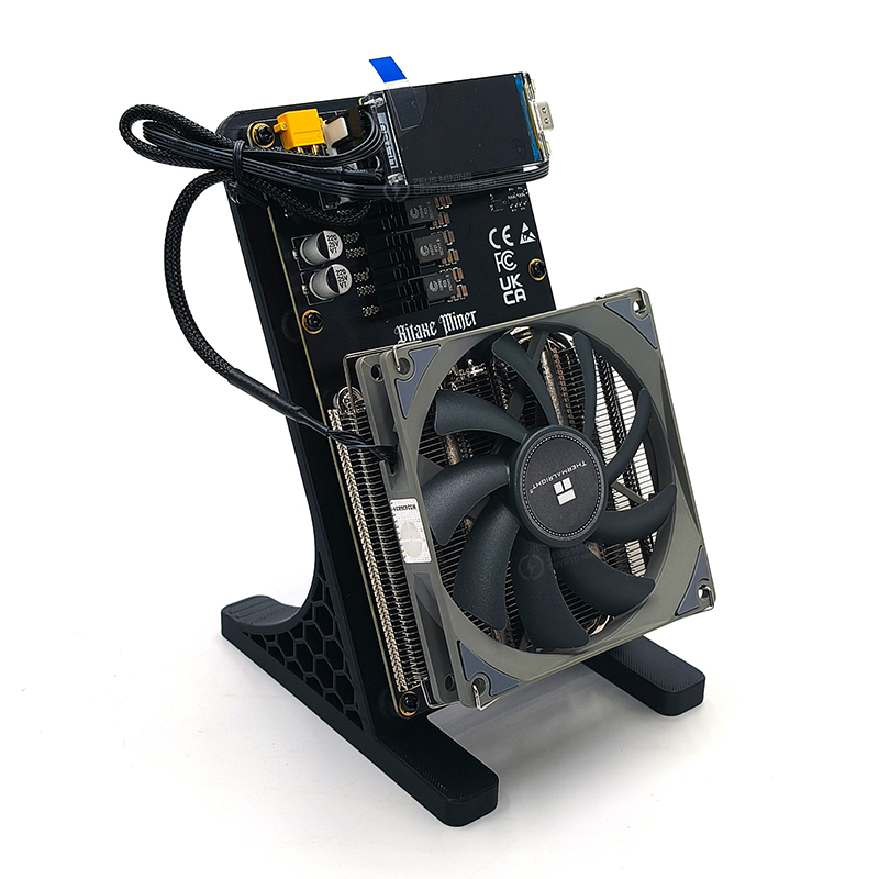 جهاز تعدين Bitaxe NerdQaxe 6TH/s بمروحتين، جهاز تعدين فردي