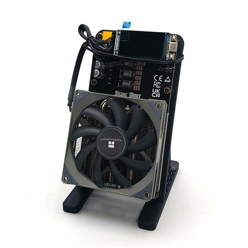 جهاز تعدين Bitaxe NerdQaxe 6TH/s بمروحتين، جهاز تعدين فردي