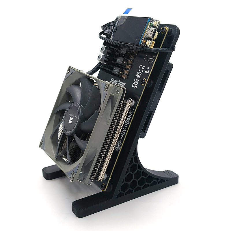 جهاز تعدين Bitaxe NerdQaxe 6TH/s بمروحتين، جهاز تعدين فردي