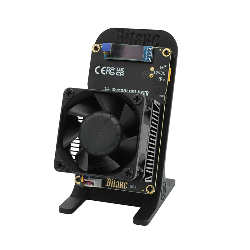 جهاز تعدين Bitsoloplayer Bitaxe 801 2.4TH/s ASIC SOLO