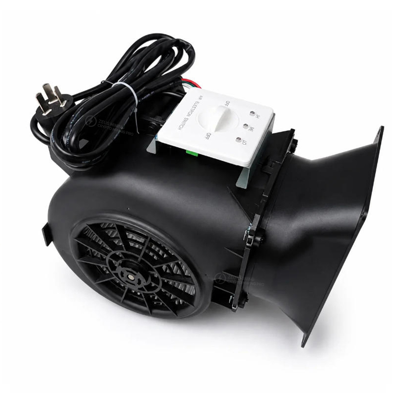 مروحة كاتمة للصوت صغيرة 400 واط لأجهزة Antminer Whatsminer Avalon Iceriver