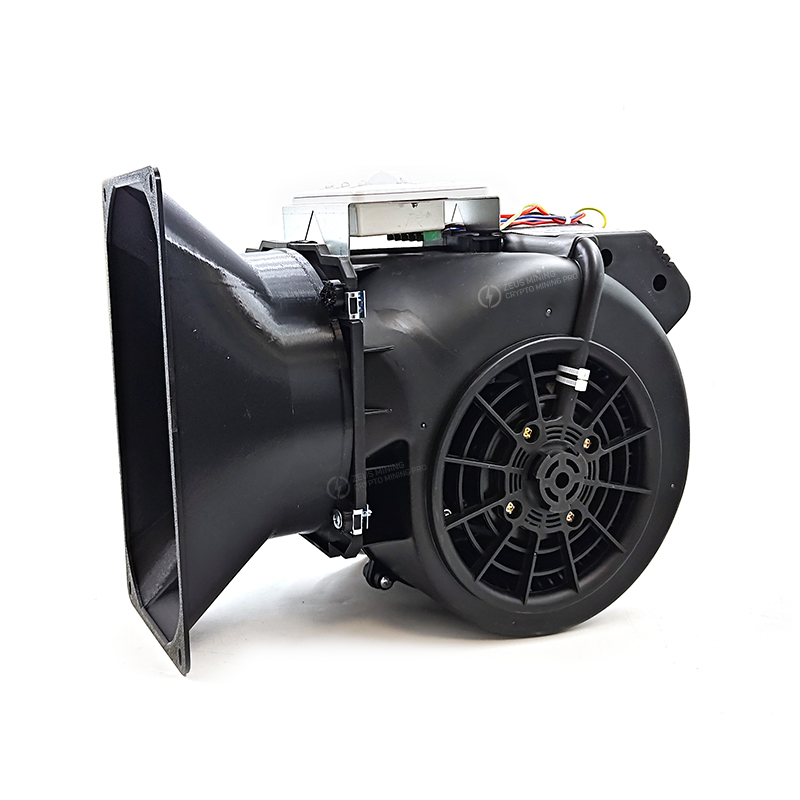 مروحة كاتمة للصوت صغيرة 400 واط لأجهزة Antminer Whatsminer Avalon Iceriver