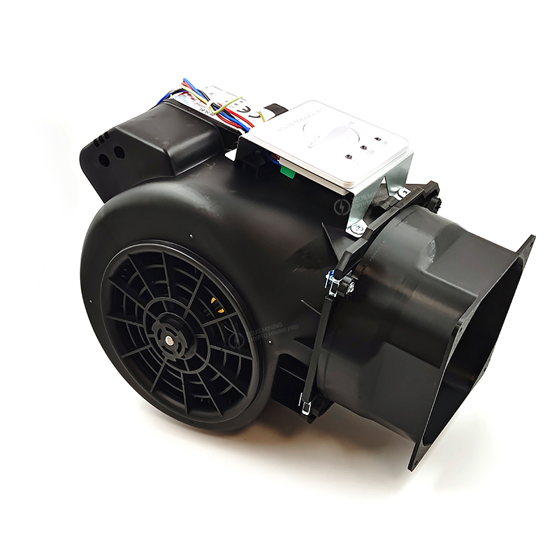 مروحة كاتمة للصوت صغيرة 400 واط لأجهزة Antminer Whatsminer Avalon Iceriver